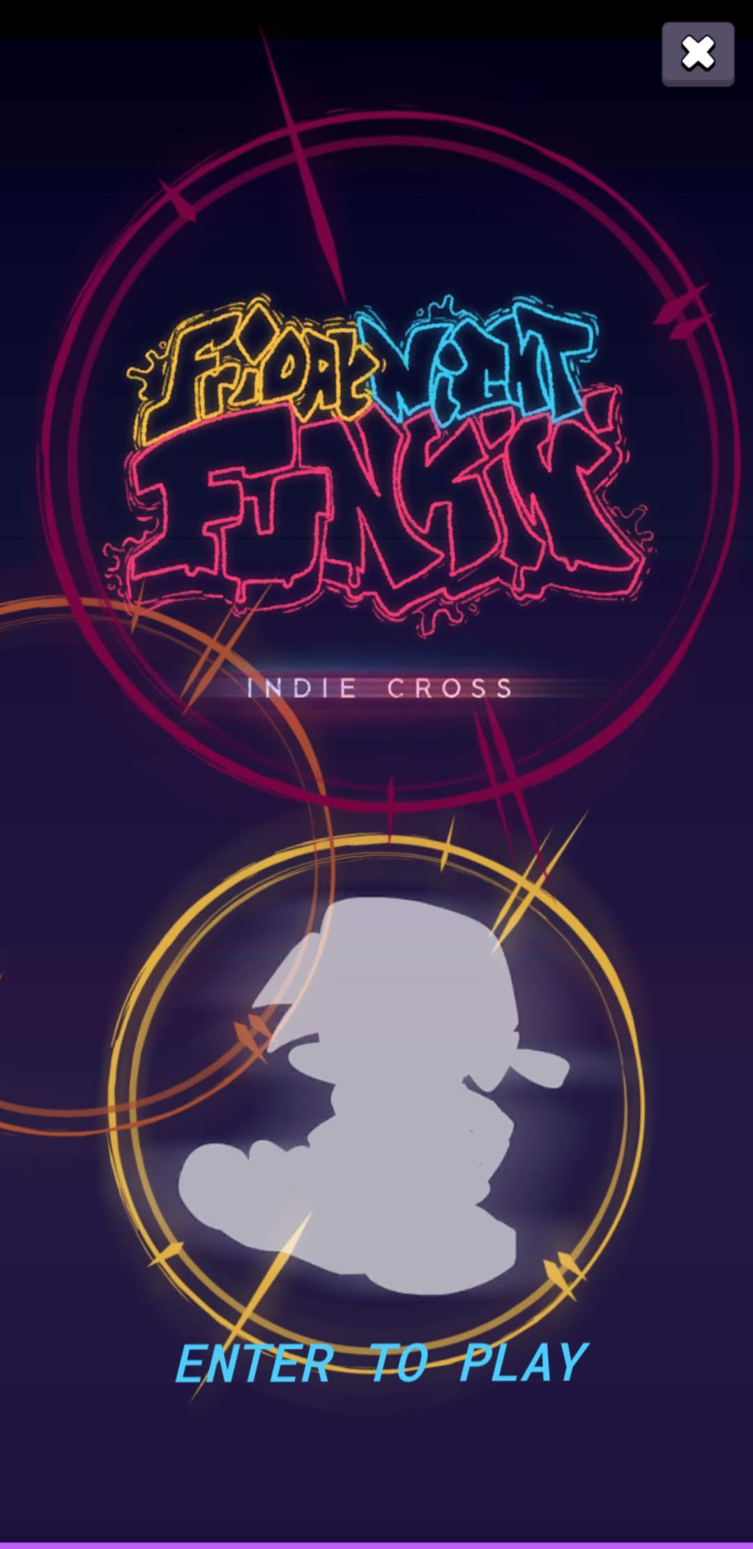 Play FNF: Indie Cross FULL-WEEK game free online